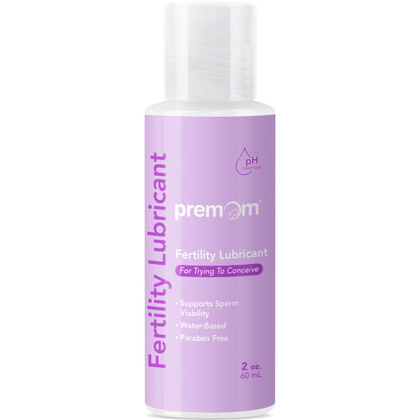 Premom Water Based Fertility Lubricant - Pregnancy-Prep Lube for Women & Couples Trying to Conceive: Sperm Friendly | pH Balanced | Paraben Free | 2 Fl Oz,  PF-LBT-T2