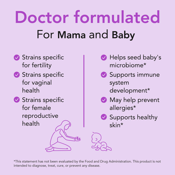 Premom Prenatal Pre & Probiotics for Women: Organic Prebiotics, 30 Billion CFU, 18 Diverse Strains