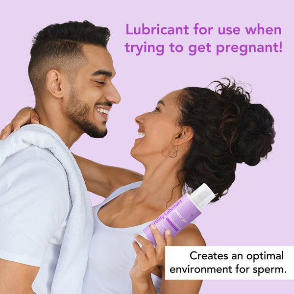 Premom Water Based Fertility Lubricant - Pregnancy-Prep Lube for Women & Couples Trying to Conceive: Sperm Friendly | pH Balanced | Paraben Free | 2 Fl Oz,  PF-LBT-T2