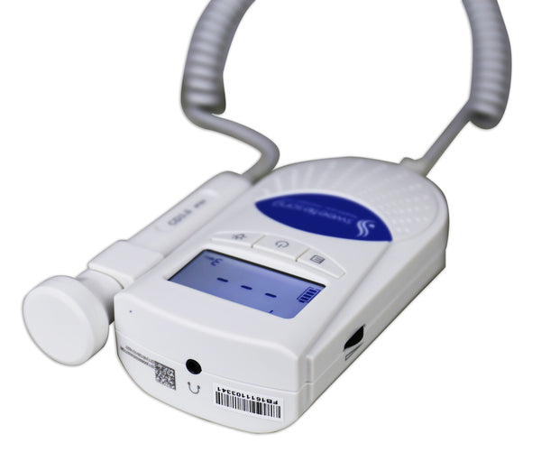 SweetieSong EZD-100ST Pocket Fetal Doppler 3MZ Probe, Baby Heart Monitor