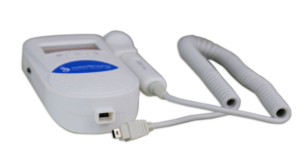 SweetieSong EZD-100ST Pocket Fetal Doppler 3MZ Probe, Baby Heart Monitor