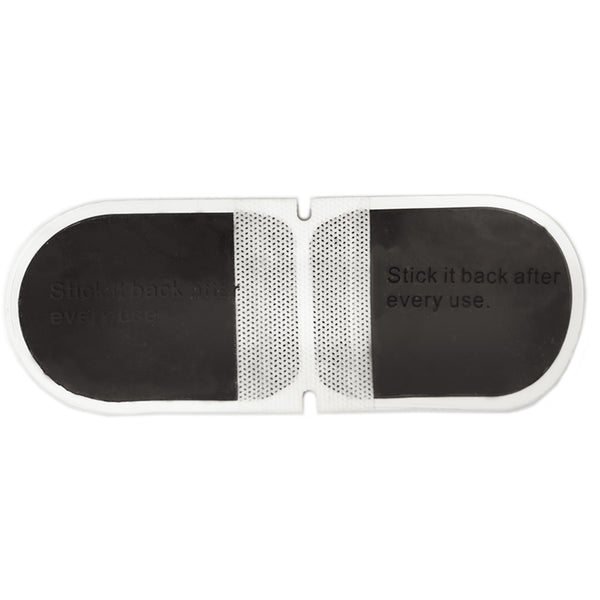 Easy@home Tens Unit Self Stick Carbon Electrode Pads, 2 Pack 6.9" x 2.6" Reusable Pads- Non Irritating Design ETP018