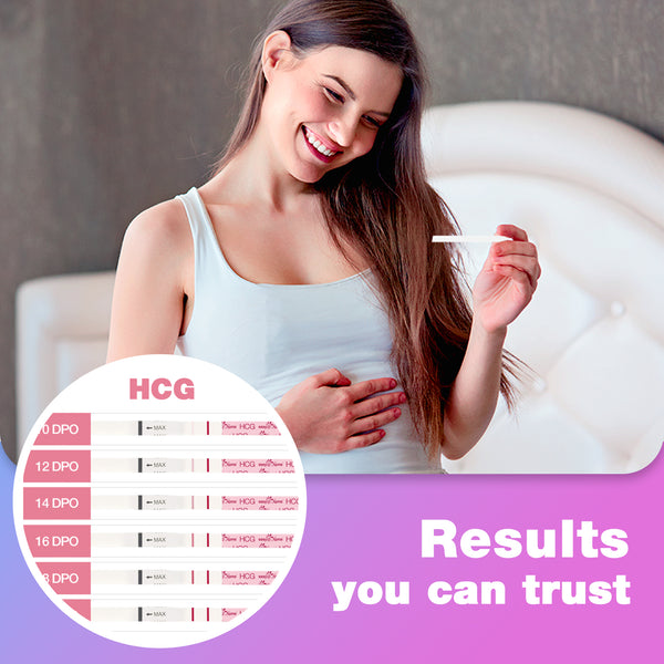Easy@Home 25 Pregnancy (HCG) Urine Test Strips Kit, 25 HCG Tests | EZW1-S:25