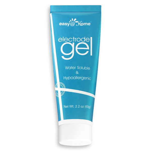 Easy@Home Electrode Gel, 2.2 oz (60g) Tube Conductivity Gel for TENS & EMS Pads, ETG-60T - 2 Pack