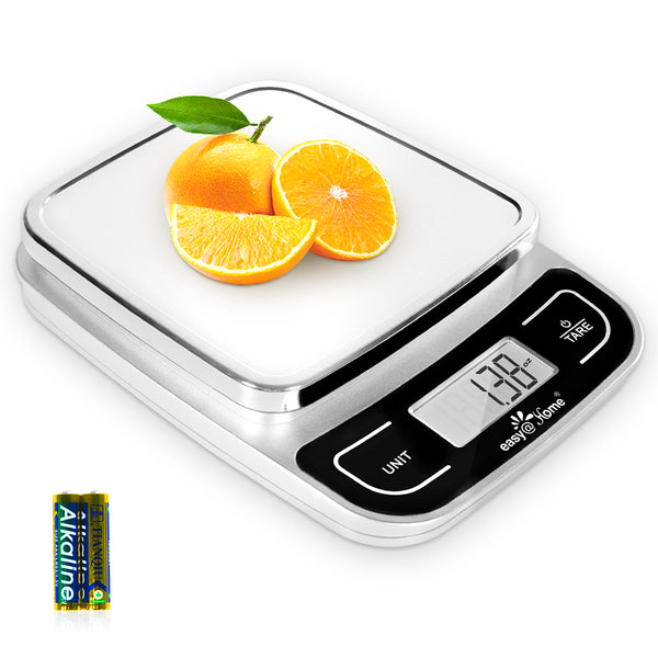 Easy@Home Digital Kitchen Scale Food Scale with High Precision to 0.04oz and 11 lbs Capacity, Digital Multifunction Measuring Scale, EKS-202