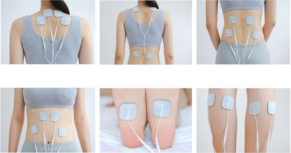 TENS Unit Muscle Stimulator, Easy@Home Electronic Pulse Massager,EMS TENS Machine,Pain Relief therapy Pain Management Device,Backlit LCD Display, OTC Home Use - FSA Eligible Handheld , EHE010