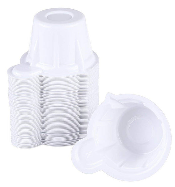 Easy@Home 100 Disposable Plastic Urine Specimen Cups with 3 Free Ovulation Test Strips