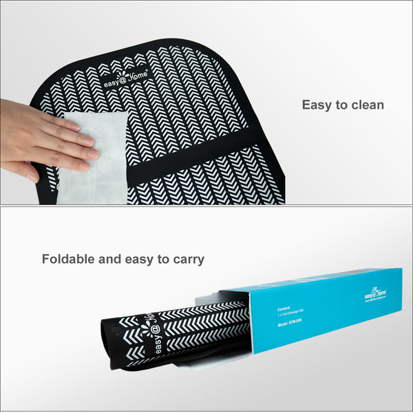 Easy@Home TENS Foot Massager Mat - Accessory of TENS Model# EHE015 and EHE029G (Controller Sold Separately, Mat Can’t Be Used Without TENS Unit Controller), Portable Foot Massager Pad EFM-05R