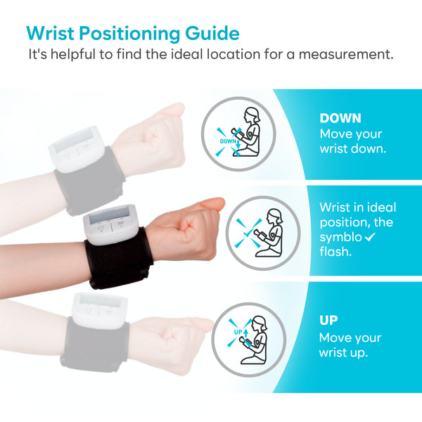 Automatic Wrist Blood Pressure Monitor: Easy@Home Bluetooth Smart Large Cuff BP Machine | Digital Sphygmomanometer| Heart Positioning Indicator | iOS & Android APP |  EBP-085