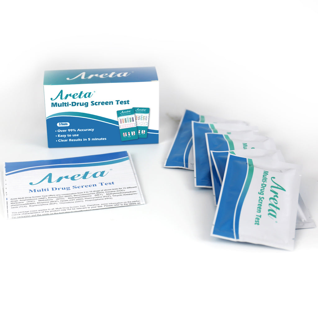 Areta 6 Panel Urine Drug Test Dip Card Kit #ADTP-264