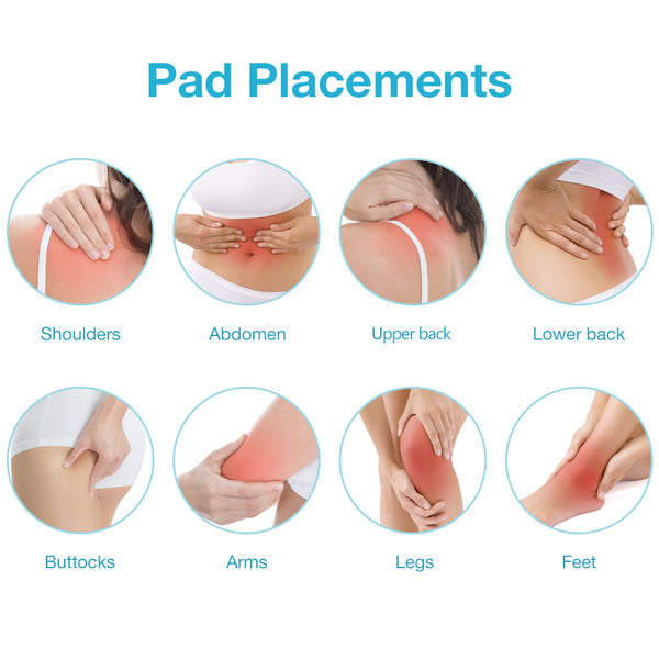 Easy@Home TENS Unit Muscle Stimulator - Electronic Pulse Massager, 510K Cleared, FSA Eligible OTC Home Use handheld Pain Relief therapy Device-Pain Management Machine Gift for Mom Dad - EHE009