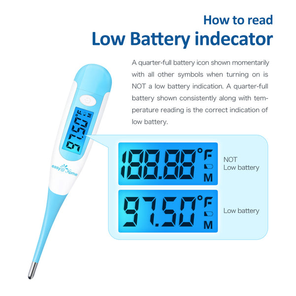 Easy@Home Digital Oral Basal Thermometer, EBT-100