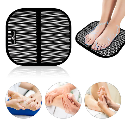 Easy@Home TENS Foot Massager Mat - Accessory of TENS Model# EHE015 and EHE029G (Controller Sold Separately, Mat Can’t Be Used Without TENS Unit Controller), Portable Foot Massager Pad EFM-05R