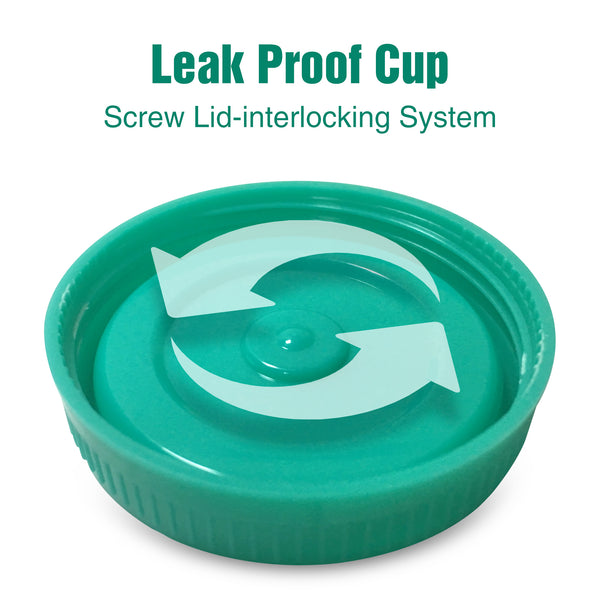 Easy@Home Quality Sterile Urine Specimen Collection Cups with Lids- Large 90mL (3oz)