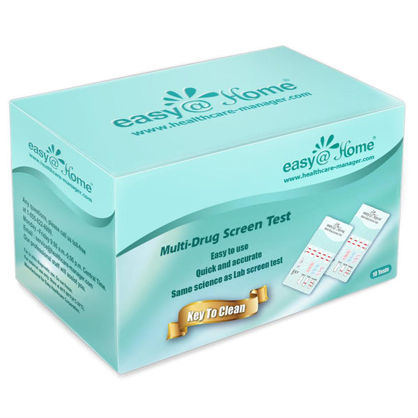 Drug Test - Easy@Home 10 Panel Instant Urine Drug Test EDOAP-7104