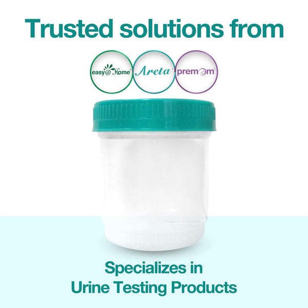 15+1 Bonus Cup Pack EasyHome Urine Specimen Collection Cups with Lids