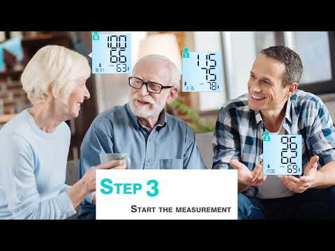 Large Cuff Blood Pressure Machine: Easy@Home Bluetooth Enabled Smart Automatic Upper Arm Cuff Bp Monitor | Unlimited Memory and Sharing | App for iOS & Android | EBP-08B