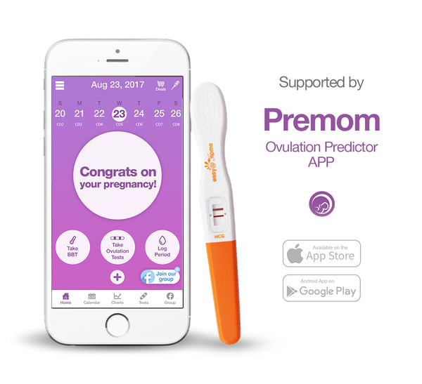 Easy@Home 3 Pregnancy Test Sticks - hCG Midstream Tests