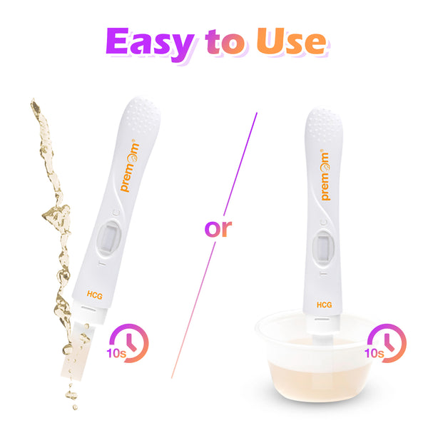 Premom Pregnancy Test Midstream: Early HCG Detection Sticks - 3 Pack Pregnant Test Kit