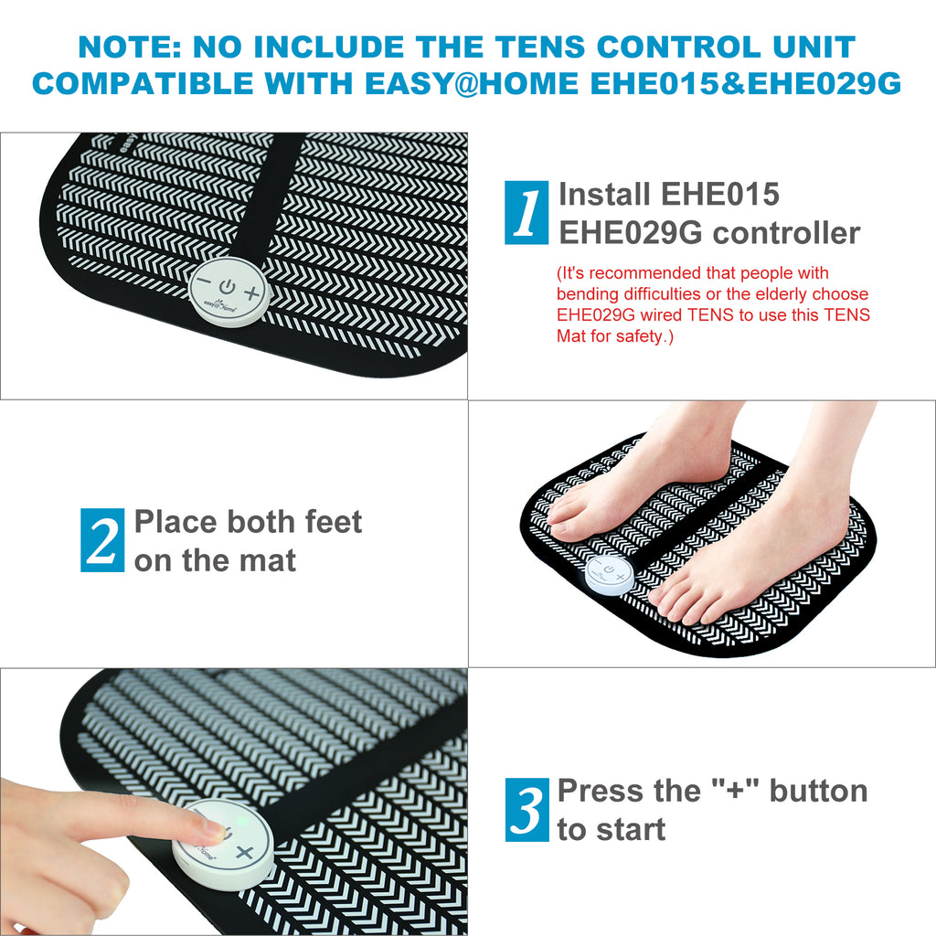 Easy@Home TENS Foot Massager Mat - Accessory of TENS Model# EHE015 and