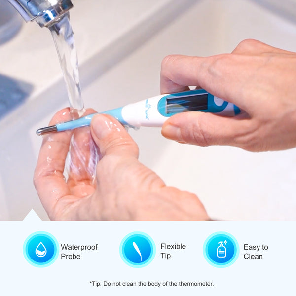 Easy@Home Digital Oral Basal Thermometer, EBT-100