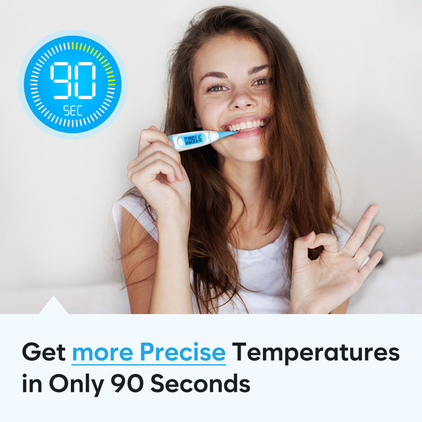 Easy@Home Digital Oral Basal Thermometer, EBT-100