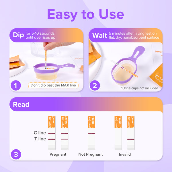 Premom Pregnancy Test Strips: Early Detection Pregnant Test Kits- 20 Pack
