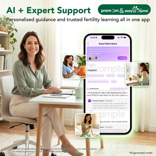 Easy@Home PdG Test Kit with 10 Ct Strips & 12-Month Premom Premium
