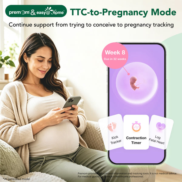 Easy@Home PdG Test Starter Kit with 10 Ct Strips & 6-Month Premom Premium