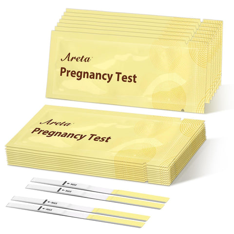 Areta Pregnancy Test Strips: 30-Pack hCG Tests, Highly Accurate and Rapid Results for Early Detection Before Your Missed Period | Expiration Date 11/24/2026