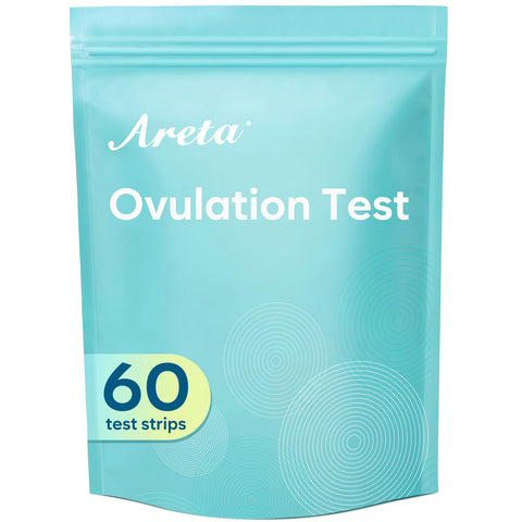 Areta 60 Ovulation Test Strips Kit: Accurate & Reliable for Women | Fast & Convenient Fertility Tracking | High Accuracy Ovulation Test Kit Blue | Expiration Date 11/13/2026