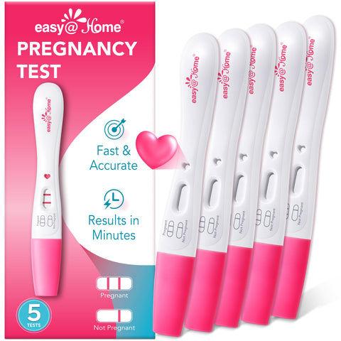 Easy Home Pregnancy Test Sticks Early Detection hCG 5 Count
