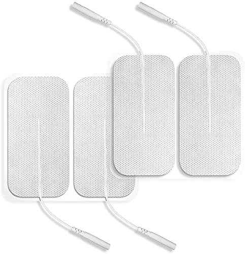 Easy@Home Self-Stick Carbon Electrode Pads, Non-Irritating Design 16 Pcs for TENS Unit