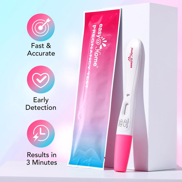 Easy Home Pregnancy Test Sticks Early Detection hCG 5 Count