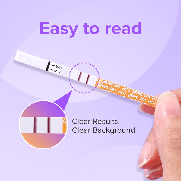 Premom Pregnancy Test Strips- 30 Pack Early Detection Pregnancy Test Kit Powered by Premom Ovulation Predictor iOS and Android APP