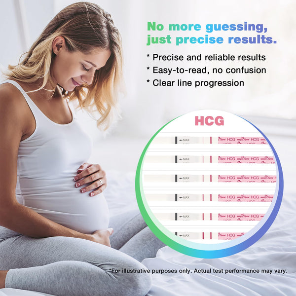 Easy@Home 100 Ovulation Test and 20 Pregnancy Test Strips, FSA Eligible Ovulation Test Kit Powered by Premom Ovulation Predictor Free APP,100LH + 20HCG + 120 Urine Cups-Package May Vary