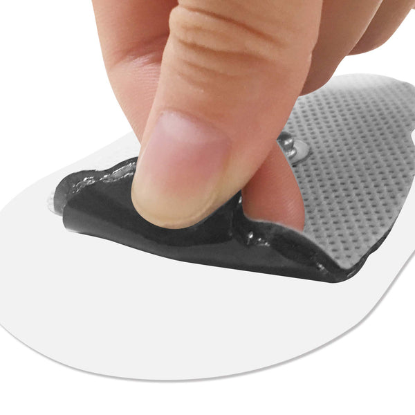 Easy@Home 16 2"x3" Reusable Adhesive Electrode TENS Pads for TENS Electronic Pulse Massager in Hand Shape, 510K Cleared for Over The Counter (OTC) Use