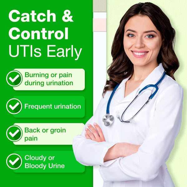 Easy@Home UTI Tests Urinary Tract Infection 50 Pouches/Box UTI-Pouch-50