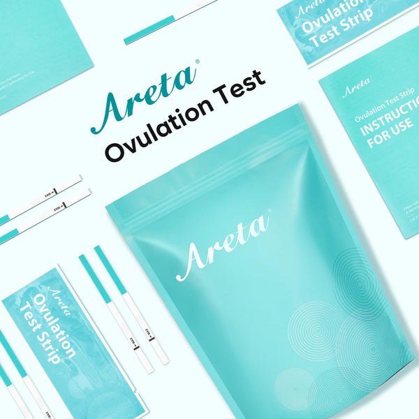 Areta Ovulation Test Strips Kit: 30 Tests | Accurate & Reliable for Women | Fast & Convenient Fertility Tracking | High Accuracy Ovulation Test Kit Blue | Expiration Date 11/21/2026