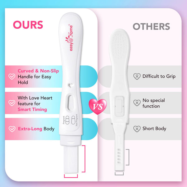 Easy Home Pregnancy Test Sticks Early Detection hCG 5 Count