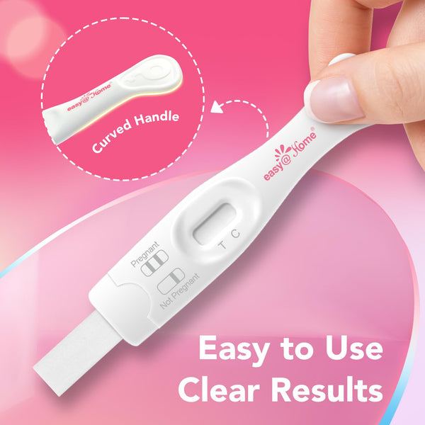 Easy@Home 9 Count Pregnancy Tests: 3 Early Detection Pregnancy Sticks & 6 Reliable Precise Pregnancy Test Strips - Instant Readings in Minutes | 9 Counts