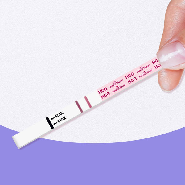 Easy@Home 100 Pregnancy (hCG) Urine Test Strips Kit - 20 HCG Ct with Premom APP Support