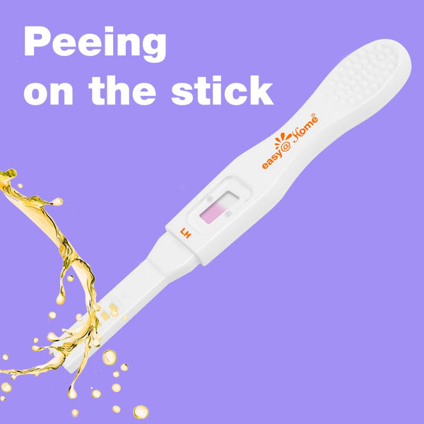 Easy@Home 25 Ovulation Predictor Kit Test Sticks, Powered by Premom App, Midstream, 25 Count