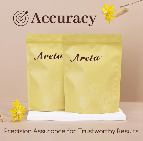 Areta Pregnancy Test Strips: 50-Pack hCG Tests, Highly Accurate and Rapid Results for Early Detection The Day After Your Missed Period | Expiration Date 11/24/2026