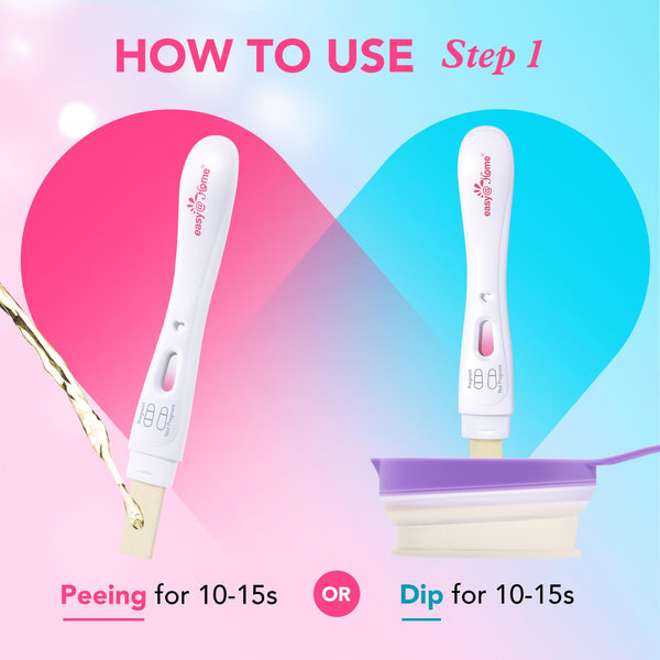 Easy Home Pregnancy Test Sticks Early Detection hCG 5 Count