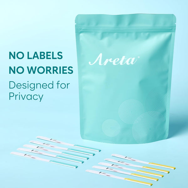 Areta Ovulation & Pregnancy Test Strips: 20 Ovulation Strips & 10 Pregnancy Tests Combo Kit | Accurate at-Home Fertility Tracker | Exd 11/24/2026