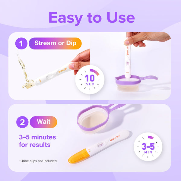 Premom Early HCG Detection Pregnancy Test, 3 Count