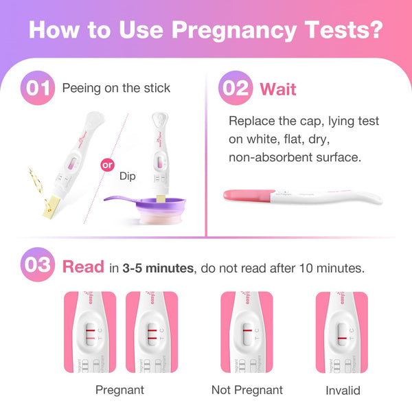 Easy@Home Ovulation & Pregnancy Test Kit: 50 Ovulation Test Strips + 3 Pregnancy Tests + 2 Collapsible Pee Cups - Accurate LH Surge Tracking & Early hCG Detection & Hygienic Home Use Urine Cup for TTC