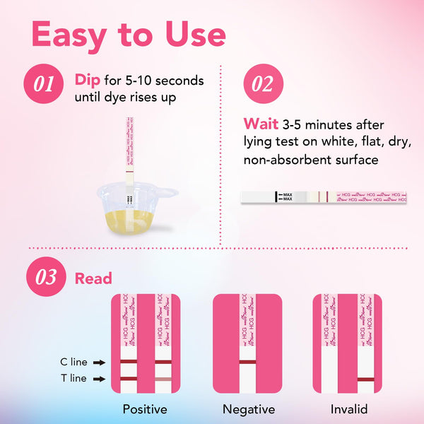 Easy@Home 9 Count Pregnancy Tests: 3 Early Detection Pregnancy Sticks & 6 Reliable Precise Pregnancy Test Strips - Instant Readings in Minutes | 9 Counts
