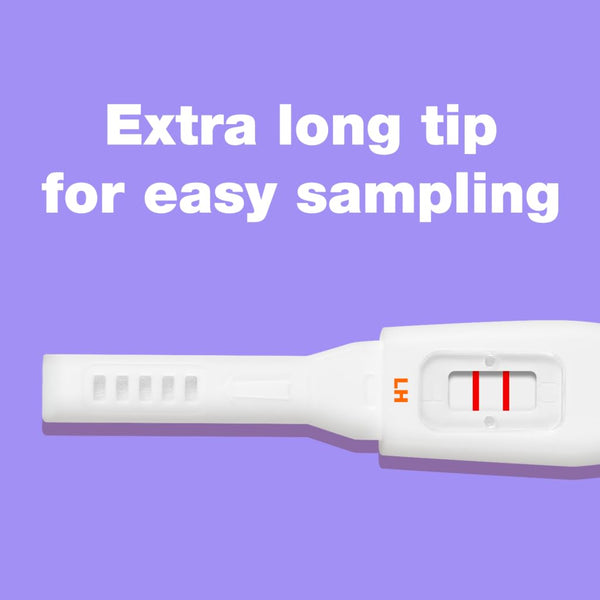 Easy@Home 25 Ovulation Predictor Kit Test Sticks, Powered by Premom App, Midstream, 25 Count
